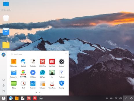 Phoenix OS desktop