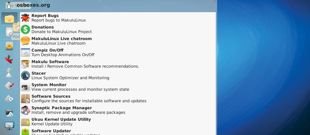 MakuluLinux desktop 13