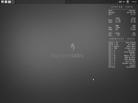 BunsenLabs deuterium desktop