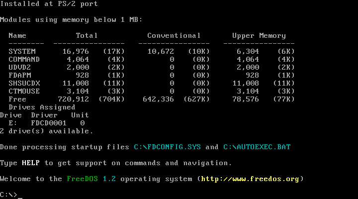 freedos cli