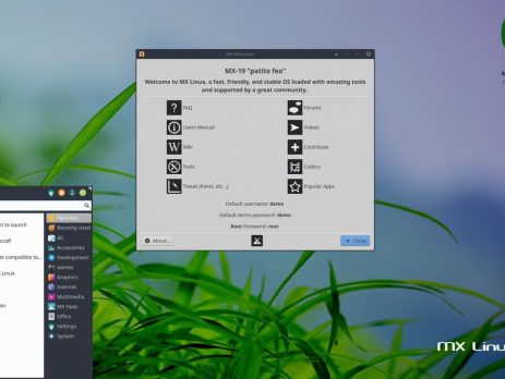MX Linux desktop